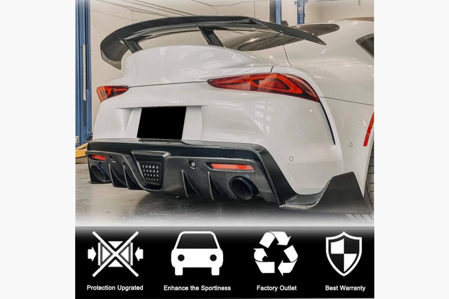 Toyota Supra 2019– Difuzor zadnjega odbijača V1 (Karbon) Image