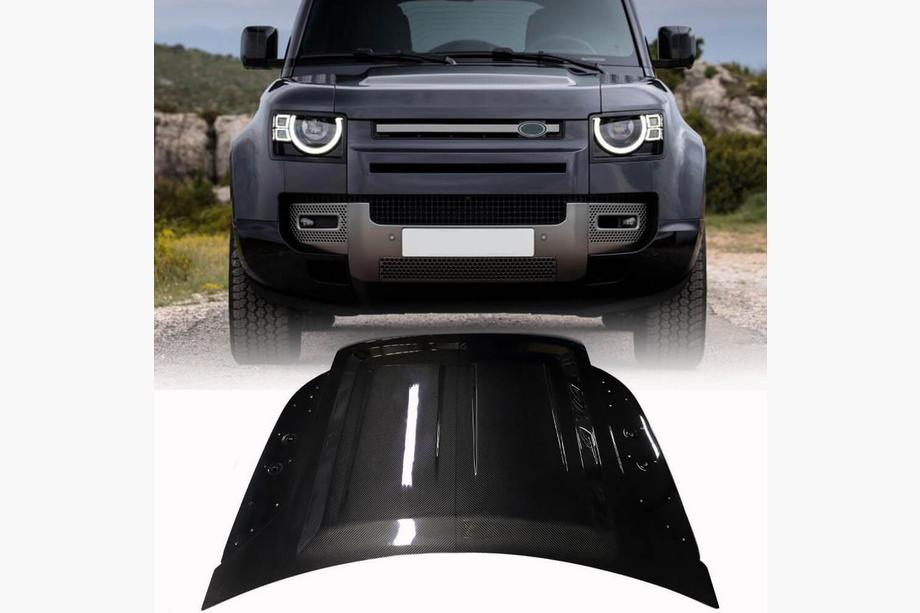 Land Rover Defender 2019– Pokrov motorja V1 (Carbon) Image