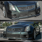 Cadillac CTS 2007–2014 Karbonski nastavki sprednjega odbijača Flap (za CTS V Coupe, karbonska vlakna) fotografija 3
