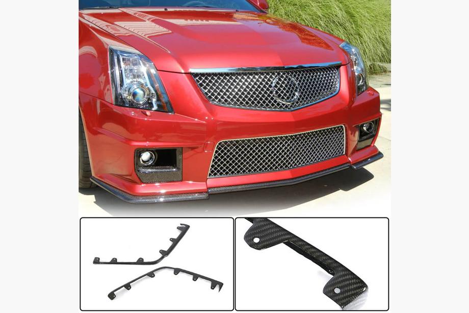 Cadillac CTS 2007–2014 Karbonski nastavki sprednjega odbijača Flap (za CTS V Coupe, karbonska vlakna) Image