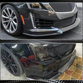 Lip za sprednji odbijač Lip V2 (za CTS V Sedan 2016-2019, karbon) fotografija 4