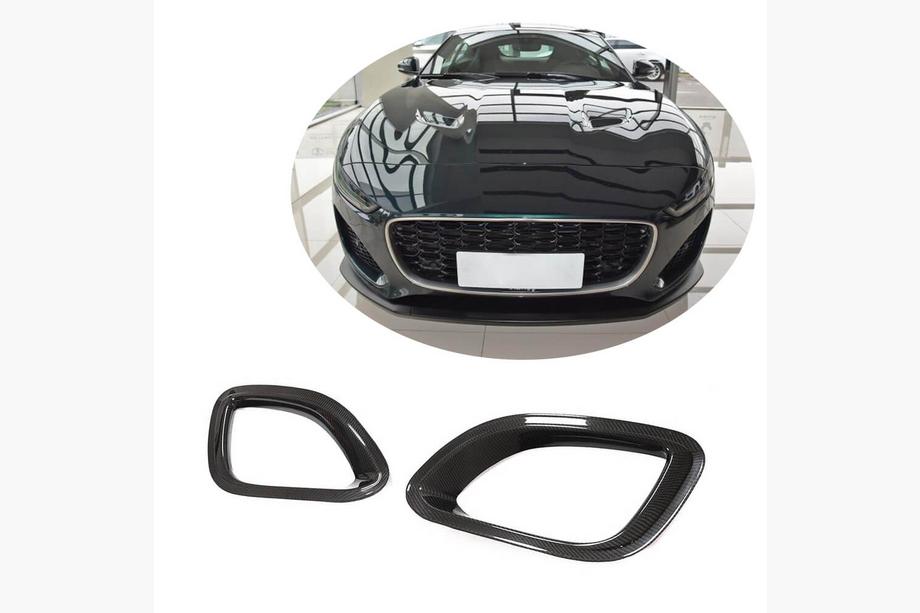 Jaguar F-Type 2013–2024 Karbonski dodatki za sprednji odbijač (za Base 2021+, carbon) Image