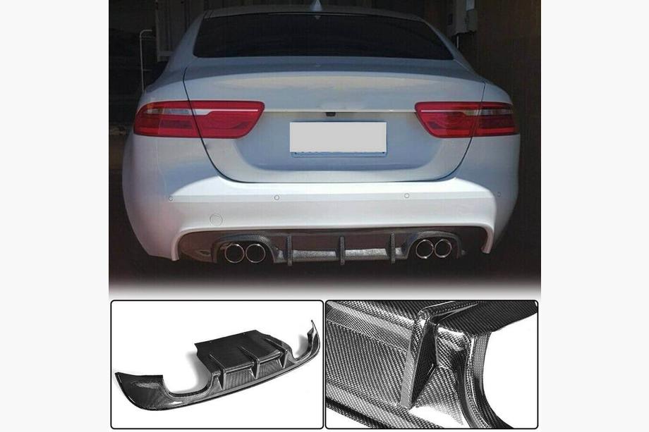 Jaguar XE 2016– Difuzor zadnjega odbijača V1 (2015-2019, Karbon) Image