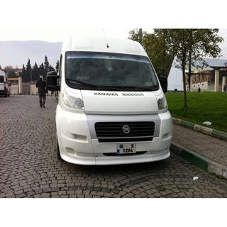 Sprednji spojler odbijača 2006-2014 (iz 3 delov, za lakiranje) Fiat Ducato 2006–2025 fotografija 2