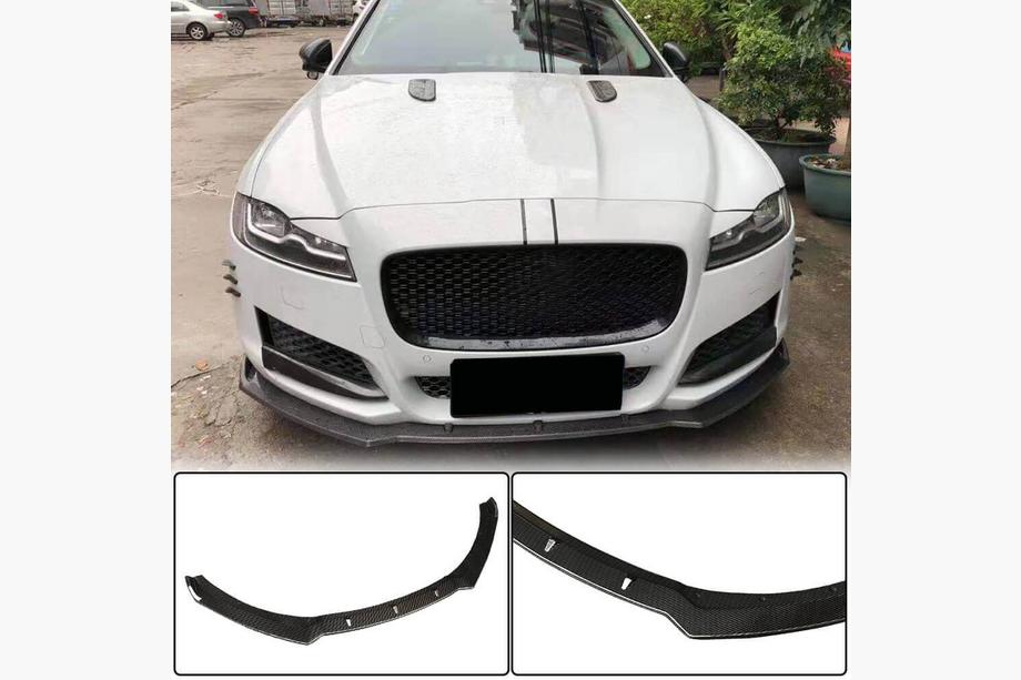 Jaguar XF 2016– Sprednja ustnica odbijača Lip (2016-2020, karbon) Image