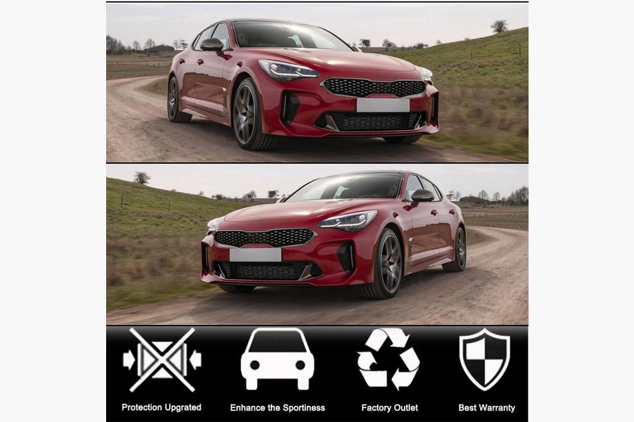 Kia Stinger 2017–2023 Rešetka odbijača (karbon) Fotografija 2