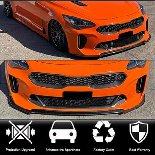 Lip spojler sprednjega odbijača (Karbon) Kia Stinger 2017–2023 fotografija 2