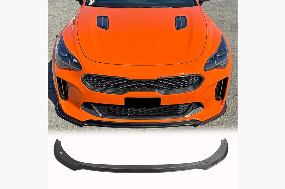 Kia Stinger 2017–2023 Lip spojler sprednjega odbijača (Karbon) Image