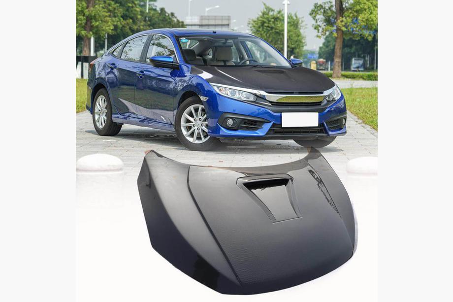 Honda Civic Limuzina X 2016–2021 Pokrov motorja (karbon) Image