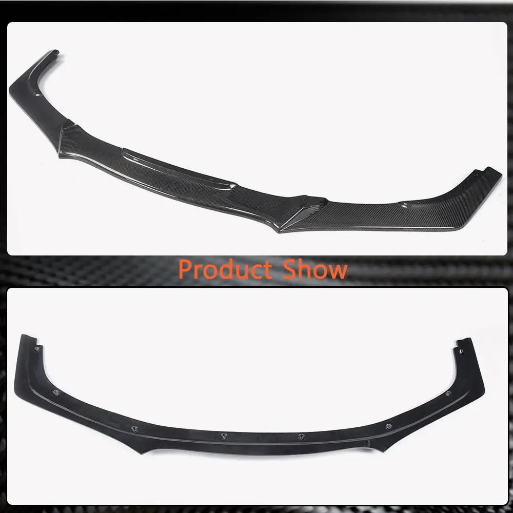 Honda Civic Limuzina X 2016–2021 Lip spojler sprednjega odbijača (Karbon) fotografija 6