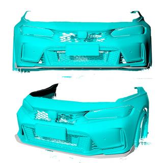 Lipa sprednjega odbijača Lip V3 (karbon) Honda Civic HB 2021– fotografija 2