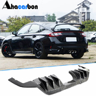 Honda Civic HB 2021– Difuzor zadnjega odbijača (karbon) fotografija 1
