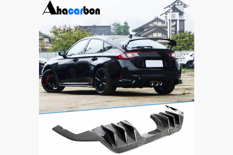 Honda Civic HB 2021– Difuzor zadnjega odbijača (karbon) Image