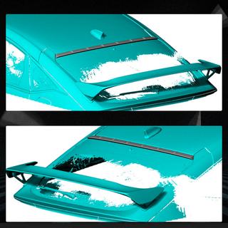 Vizir zadnjega stekla (Karbon) Honda Civic HB 2021– fotografija 2