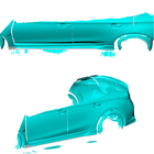 Honda Civic HB 2021– Stranski pragovi (karbon) fotografija 2