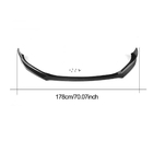 Mazda 3 2013–2019 Karbon dodatek (lip) za sprednji odbijač Lip (2014-2016, Carbon) fotografija 6