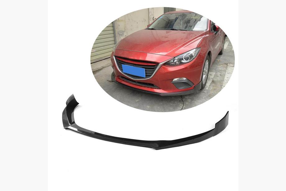 Mazda 3 2013–2019 Karbon dodatek (lip) za sprednji odbijač Lip (2014-2016, Carbon) Image