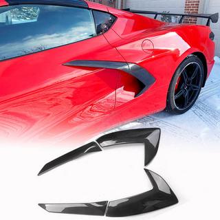 Karbon pokrovi zadnjih blatnikov (2019-2022, Carbon) Chevrolet Corvette C8 2019– fotografija 1