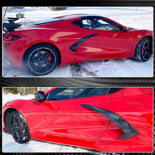 Karbon pokrovi zadnjih blatnikov (2019-2022, Carbon) Chevrolet Corvette C8 2019– fotografija 4