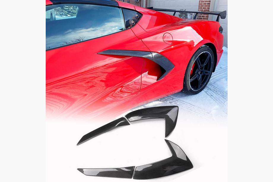 Chevrolet Corvette C8 2019– Karbon pokrovi zadnjih blatnikov (2019-2022, Carbon) Image