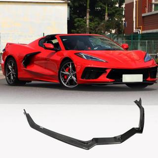 Lip dodatek za sprednji odbijač Lip (2019-2022, karbon) Chevrolet Corvette C8 2019– fotografija 1