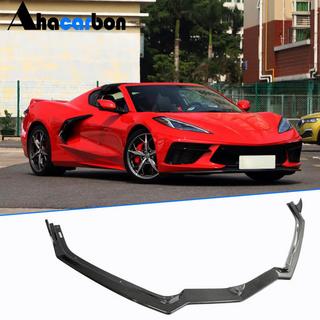 Lip dodatek za sprednji odbijač Lip (2019-2022, karbon) Chevrolet Corvette C8 2019– fotografija 2