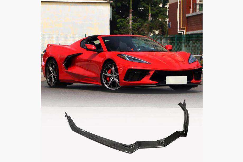 Chevrolet Corvette C8 2019– Lip dodatek za sprednji odbijač Lip (2019-2022, karbon) Image