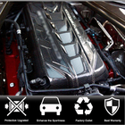 Chevrolet Corvette C8 2019– Pokrov motorja (2019-2022, Karbon) fotografija 2