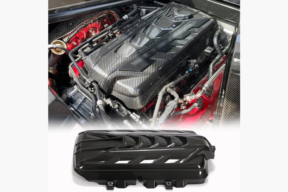 Chevrolet Corvette C8 2019– Pokrov motorja (2019-2022, Karbon) Image