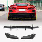 Chevrolet Corvette C8 2019– Difuzor zadnjega odbijača V1 (2019-2022, Karbon) fotografija 1