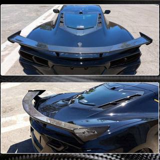 Spojler V1 (karbon) Chevrolet Corvette C8 2019– fotografija 3