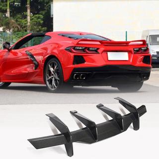 Difuzor zadnjega odbijača V2 (2019-2022, Karbon) Chevrolet Corvette C8 2019– fotografija 1