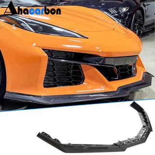 Lip dodatek za sprednji odbijač (za Z06, 2020-2024, karbon) Chevrolet Corvette C8 2019– fotografija 1