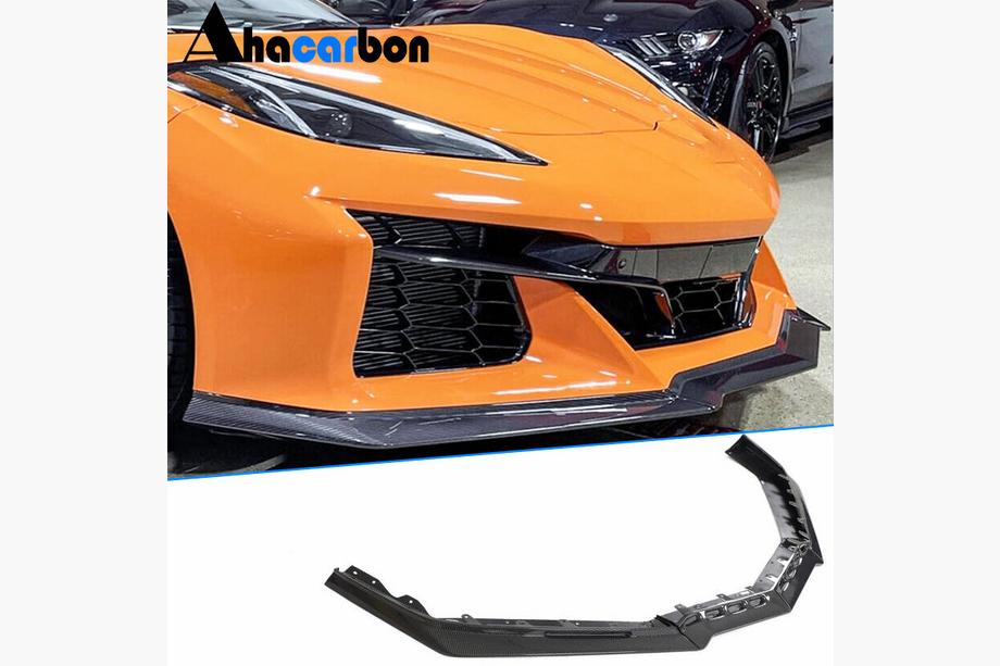 Chevrolet Corvette C8 2019– Lip dodatek za sprednji odbijač (za Z06, 2020-2024, karbon) Image