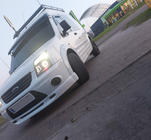 Ford Connect 2010–2013 Sprednji spodnji lip spojler (za lakiranje) fotografija 3