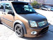 Ford Connect 2010–2013 Sprednji spodnji lip spojler (za lakiranje) fotografija 4