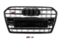 Audi A6 C7 2011–2017 Sprednja črna maska hladilnika S-Style (2014-2017) fotografija 2