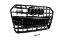 Audi A6 C7 2011–2017 Sprednja črna maska hladilnika S-Style (2014-2017) fotografija 4