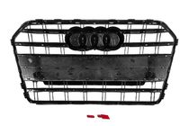 Audi A6 C7 2011–2017 Sprednja črna maska hladilnika S-Style (2014-2017) fotografija 5