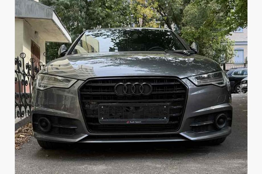 Audi A6 C7 2011–2017 Sprednja črna maska hladilnika S-Style (2014-2017) Image