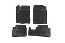 Hyundai Accent 2006–2010 Gumijaste preproge za kabino z visokim robom (4 kosi, Polytep) fotografija 1