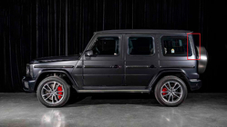 Mercedes G class W465 2025– Pokrovi zadnjih stebričkov (Karbon) fotografija 2