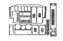 Volkswagen T4 Transporter 1990–2003 Obloge armaturne plošče (1999-2003) Aluminij fotografija 7