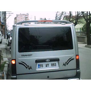 Spojler Isikli za nizko streho (za lakiranje) Ford Transit 2000–2014 fotografija 4
