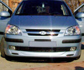 Hyundai Getz 2002– Sprednji spodnji lip spojler (za lakiranje) fotografija 5