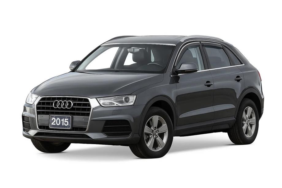 Audi Q3 2011–2019 Vetrni deflektorji oken s kromirano letvijo Niken Luxury (4 kosi) Image