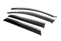 Dodge Journey 2008–2020 Vetrni deflektorji oken s kromirano letvijo Niken Luxury (4 kosi) fotografija 2