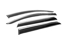 Dodge Journey 2008–2020 Vetrni deflektorji oken s kromirano letvijo Niken Luxury (4 kosi) fotografija 3