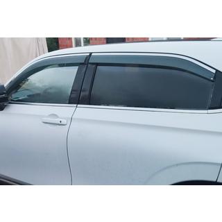 Vetrni deflektorji za okna s kromiranim okrasnim trakom Niken Luxury (EU/Asia, 4 kosi) fotografija 4