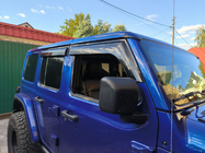 Jeep Wrangler 2018– Vetrni deflektorji za okna Niken Luxury (4 kosi) fotografija 4